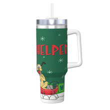 Mickey egér termosz, 40 oz, rozsdamentes acél, fogantyúval és