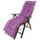 Liggehynde til terrasse, chaiselonghynde, 122,5x49,5 cm, lounge 1