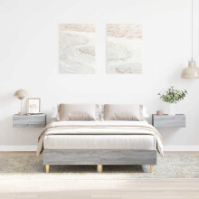 Berkfield Bed Frame No Mattress Grey Sonoma 120x200 cm Engineered Wood