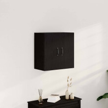 Berkfield Wall Cabinet Black Oak 60x31x60 cm Engineered Wood