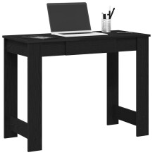 Berkfield Desk Black 100x45x75 cm Engineered Wood