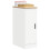 Berkfield Garage Storage Cabinet White 30x51x85 cm Solid Wood Pine 1
