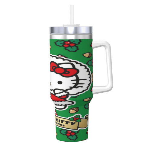 Hello Kitty 40oz H2.0 vakuumisolert vannglass i rustfritt stål med 1