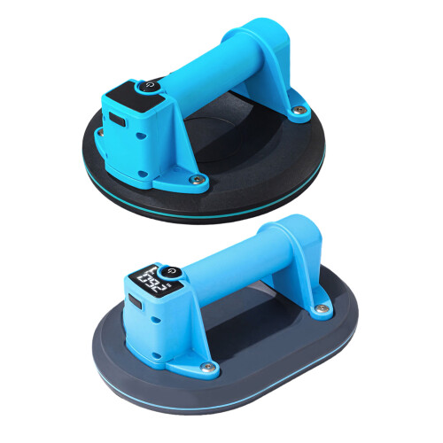 Electric Vacuum Suction Cup Lifter for Glass Tiles Heavy- round 1