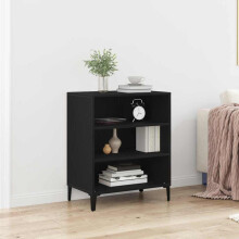 Berkfield Sideboard Black Oak 57 x 35 x 70 cm Engineered Wood