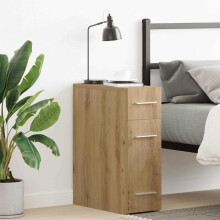 Berkfield Apothecary Cabinet Artisan oak 20 x 45.5 x 60 cm