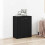 Berkfield Sideboard Black Oak 60x30x75 cm Engineered Wood 1