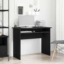 Berkfield Desk Black Oak 90x50x74 cm Engineered Wood