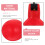 Outdoor Hand Squeeze Whistle Emergency Tool 2 pcs 5