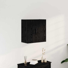 Berkfield Wall-mounted Cabinet Black Oak 60 x 31 x 60 cm Engineered Wood
