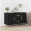 Berkfield Sideboard Black Oak 100 x 36 x 60 cm Engineered Wood 1