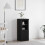 Berkfield LED Sideboard Black 41 x 37 x 100 cm Engineered Wood 1