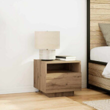 Berkfield Bedside Cabinet Artisan Oak 40 x 39 x 37 cm Engineered Wood