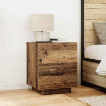 Berkfield Bedside Cabinet Old Wood 45 x 40 x 55 cm Engineered Wood