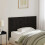 Berkfield Bed Headboard Wall-mounted Black Oak Engineered Wood 1