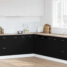 Berkfield Hanging Cabinet Black Oak 75.5 x 75.5 x 80.5 cm Engineered Wood