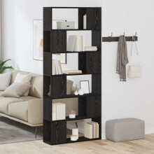 Berkfield TV Cabinet Set Black 80 x 24 x 186 cm Engineered Wood