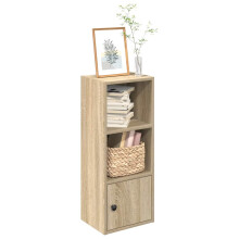 Berkfield Bookcase Sonoma Oak 31x24x77 cm Engineered Wood