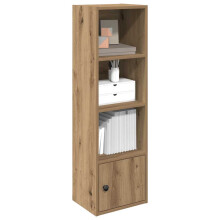 Berkfield Bookcase Artisan Oak 31x24x102 cm Engineered Wood