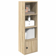 Berkfield Bookcase Sonoma Oak 31x24x102 cm Engineered Wood