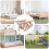Berkfield Wooden Dowels 24000 pcs Brown Solid wood 1
