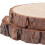 Eease round log paver step stones garden outdoor 2 pcs 3