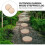 Eease round log paver step stones garden outdoor 2 pcs 5