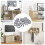 Berkfield Cam Lock Nuts 4000 pcs Silver Metal 1