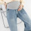 Comfortable Maternity Jeans Featuring Supportive Belly-Black M 7
