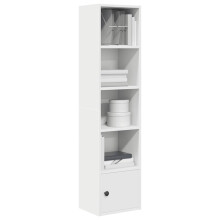 Berkfield Bookcase White 31x24x127 cm Engineered Wood