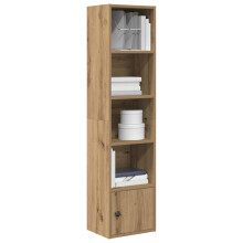 Berkfield Bookcase Artisan Oak 31x24x127 cm Engineered Wood