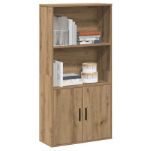 Berkfield Bookcase Artisan Oak 60x24x120 cm Engineered Wood