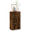 Berkfield Bookcase Smoked Oak 40x24x77 cm Engineered Wood 1