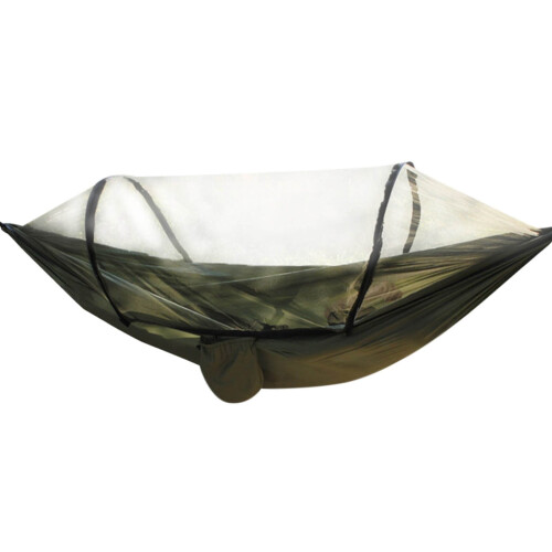 Quinlira Camping Hammock Lightweight Double Army Green 1