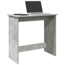Berkfield Desk Concrete Grey 80x40x75 cm Engineered Wood