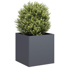 Berkfield Planter Anthracite 40x40x40 cm Cold-rolled Steel