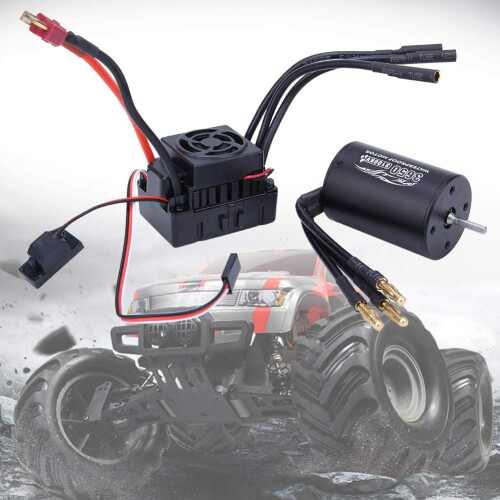 Waterproof 60A Brushless Motor ESC for 1/10 RC Car with Precise Throttle Control 1