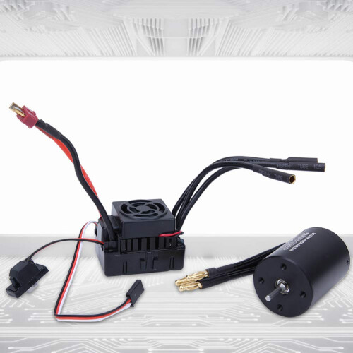 Waterproof 60A Brushless Motor ESC for 1/10 RC Car with Precise Throttle Control 2