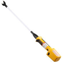 Rechargeable Electric Cattle Prod 112CM Handheld Livestock Prodder for Sorting Cows Pigs Sheep Yellow