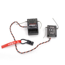 DSMX AR6210X 6 Channel 2.4GHz RC Receiver with Dual Antenna Design and Wide Voltage Range