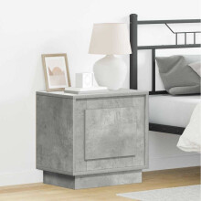Berkfield Bedside Cabinet Concrete Grey 44 x 34.5 x 45 cm Engineered Wood