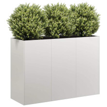 Berkfield Planter 120x40x80 cm Stainless Steel