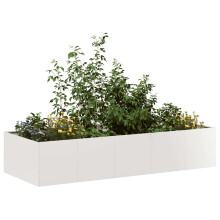 Berkfield Planter 200x80x40 cm Stainless Steel