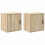 Berkfield Garage Wall Cabinets 2 pcs Sonoma Oak Engineered Wood 1
