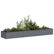 Berkfield Planter Anthracite 360x80x40 cm Steel