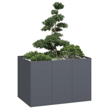 Berkfield Planter Anthracite 120x80x80 cm Steel
