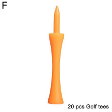 Golfpløkker Slotmodel - Alle Farver & Størrelser - 20 STK/POSE - 70 mm Orange