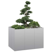 Berkfield Planter 120x80x80 cm Galvanised Steel