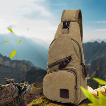 Bolso bandolera para hombre 2024, nuevo, de moda, para exteriores, de lona, con bolsillo multifuncional para bicicleta y mochila de viaje.