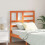 Berkfield Bed Headboard Wax Brown 80.5 x 4 x 104 cm Solid Pine Wood 1